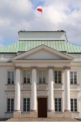 Fototapeta na wymiar Warszawa, Polska - pałac Belvedere