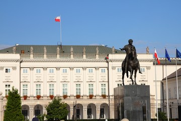 Fototapeta premium Warsaw - Presidential Palace