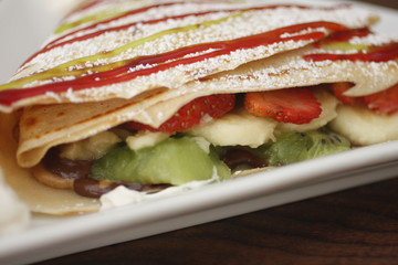 A fruit Crepe