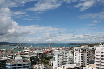 Naklejka premium Auckland panoramic view