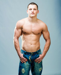 Obraz premium muscular man