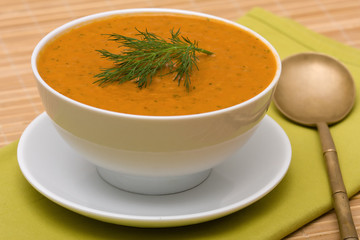 Vegetable cream soup