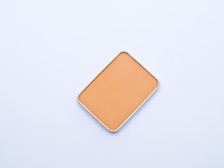 Face powder isolated in a  white background