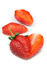 heart shaped strawberry