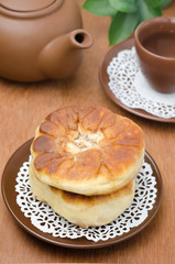 homemade open meat pies (belyashi)