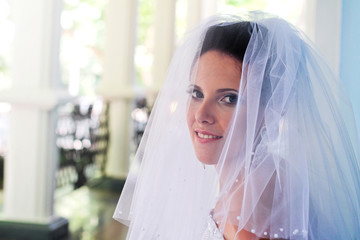 Beautiful bride portrait