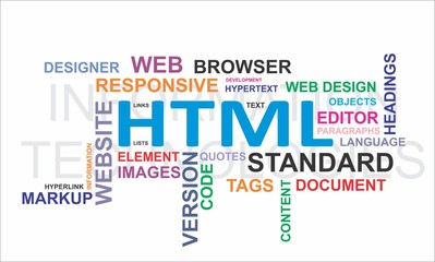 word cloud - html