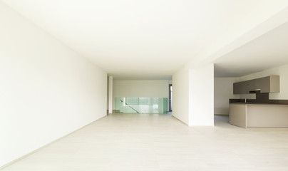 modern architecture, new empty apartment