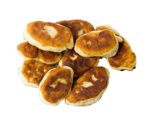 cookies on the white background