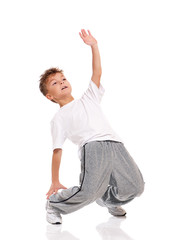 Boy dancing