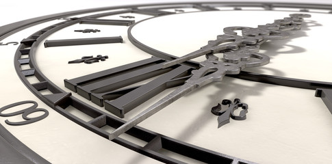 Antique Clock Closeup