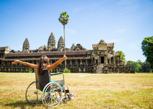 Travel in Wheelchair to Angkor Wat