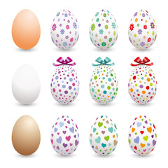 Œufs de Pâques motifs variés-1