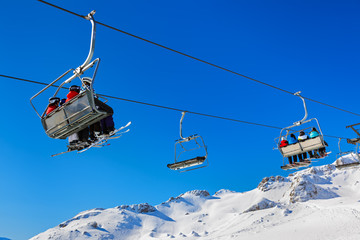 Fototapeta na wymiar Góry narciarskiego Bad Gastein - Austria