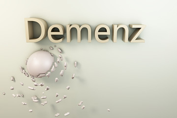 Demenz - 3D konzept Render