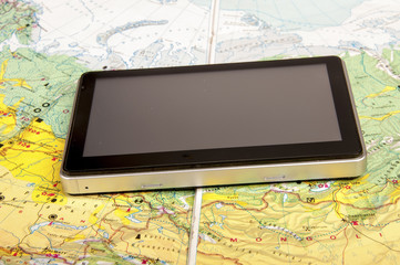 Navigation system and road map