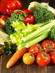 Frisches Gemüse - Hochformat