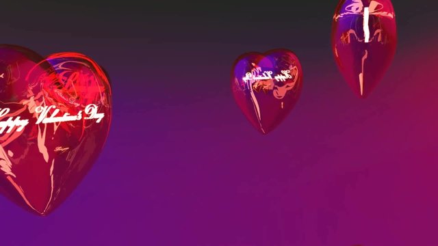 Corazones con textos