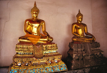 Golden buddha's from Thailand