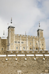 Fototapeta na wymiar Ośnieżone Tower of London