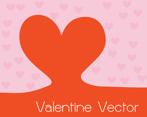Valentine Heart  Background with copywriting space