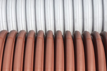 Drainage plastic pipes