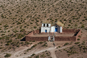 Altiplano church at Machuca