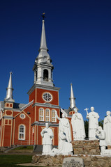 Quebec, the historical church of Saint Fabien