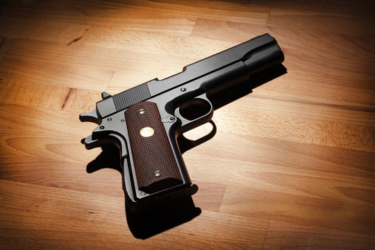 Semi-automatic .45 caliber  pistol