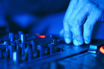 DJ at work