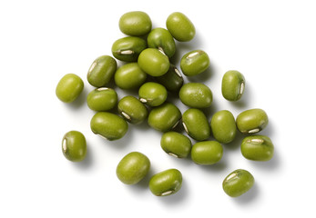 green soy beans isolated