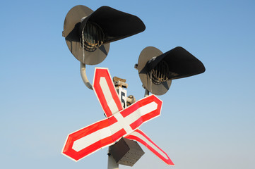 Traffic-light in winter