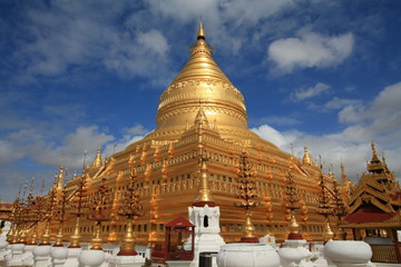 Shwezigon pagoda,Bagan,myanmar