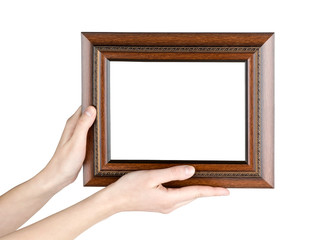 Frame in hand