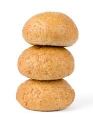 Fototapeta na wymiar Small dietary grain bun