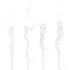 abstract milk splash