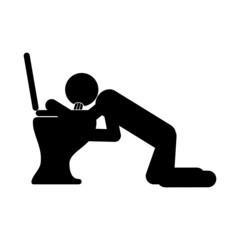 figur übergeben ins klo II