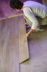 pose de parquet flottant