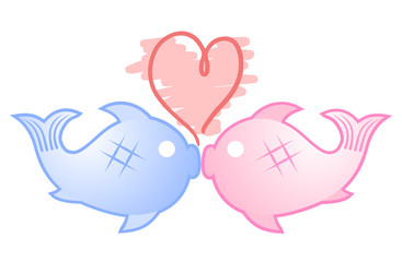Kiss love draw