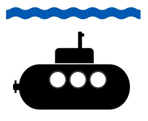 Sous-marin en immersion