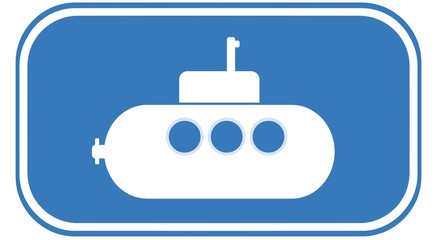 Sous-marin dans un panneau