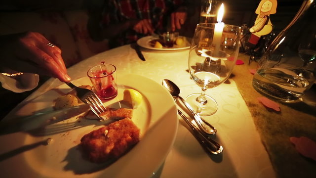 Dinner Luxury at candlelight