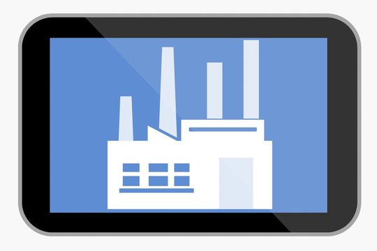 Usine dans une tablette