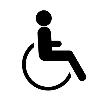 Personne handicapée en fauteuil roulant