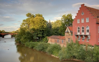 Obraz premium sur les bords de la riviere nahe