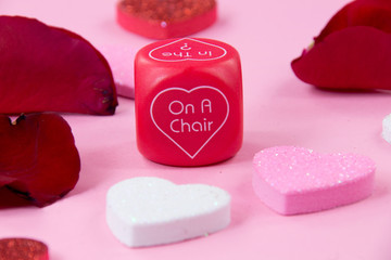 Valentine play dice 