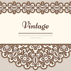 Vintage lace background