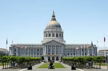 Foto op Aluminium San Francisco City Hall © jabiru
