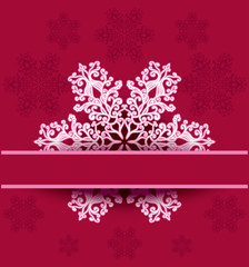 Background with snowflake