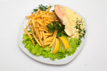 Food on a plate